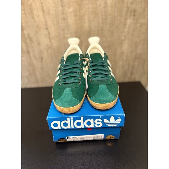 NEW SZ 8.5m/9.5w - Adidas Samba 62 Green/White - Picture 2 of 3